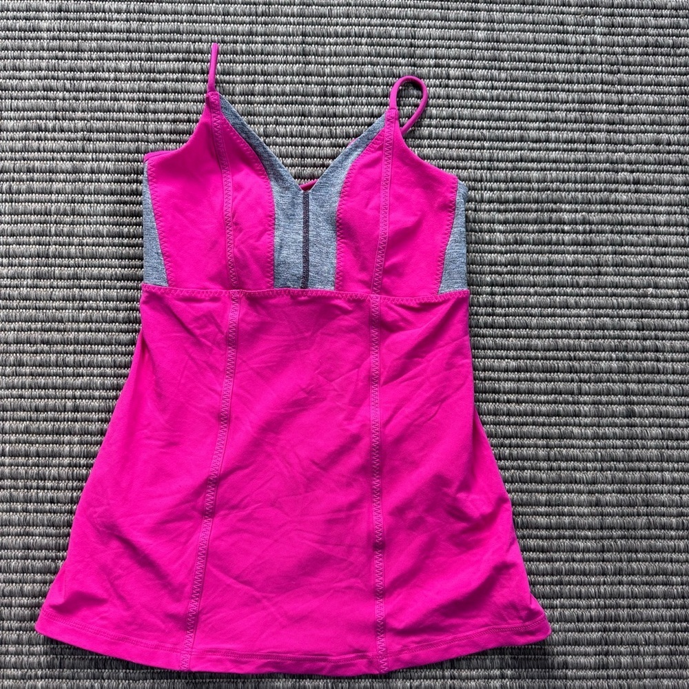 lululemon  Magenta & Gray Strappy Tank